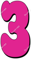 HP 47" Individuals - Flat Hot Pink 3