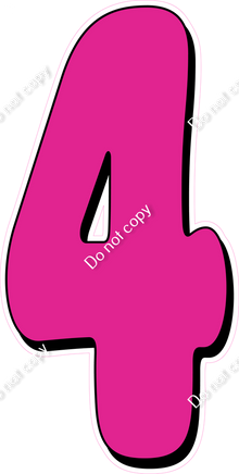 HP 47" Individuals - Flat Hot Pink 4