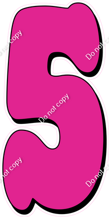 HP 47" Individuals - Flat Hot Pink 5
