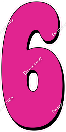 HP 47" Individuals - Flat Hot Pink 6