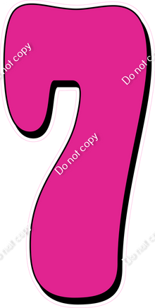HP 47" Individuals - Flat Hot Pink 7