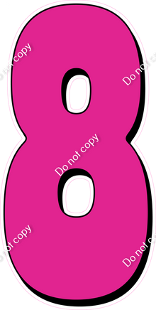 HP 47" Individuals - Flat Hot Pink 8