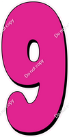 HP 47" Individuals - Flat Hot Pink 9