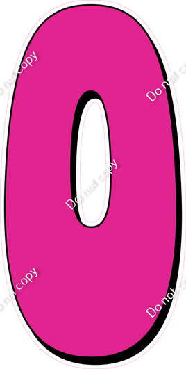 HP 47" Individuals - Flat Hot Pink
