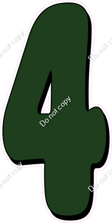 HP 47" Individuals - Flat Hunter Green 4