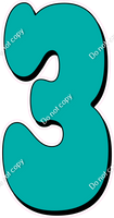 HP 47" Individuals - Flat Teal 3