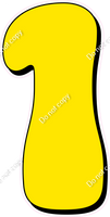 HP 47" Individuals - Flat Yellow 1