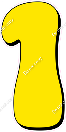 HP 47" Individuals - Flat Yellow 1