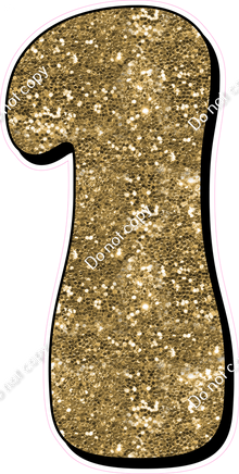 HP 47" Individuals - Gold Sparkle 1