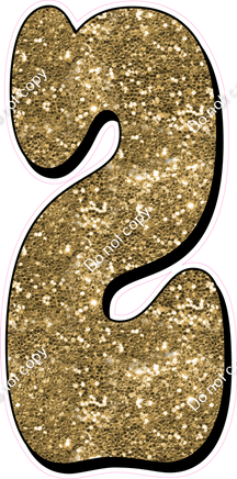 HP 47" Individuals - Gold Sparkle 2