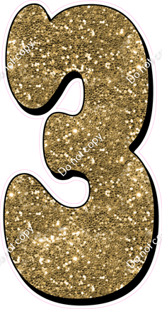 HP 47" Individuals - Gold Sparkle 3