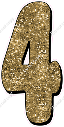 HP 47" Individuals - Gold Sparkle 4
