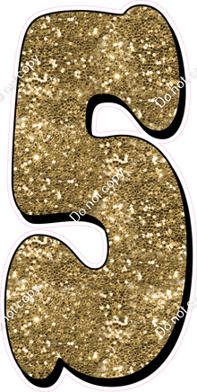 HP 47" Individuals - Gold Sparkle 5