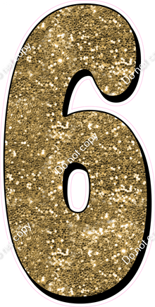 HP 47" Individuals - Gold Sparkle 6