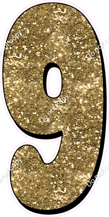 HP 47" Individuals - Gold Sparkle 9