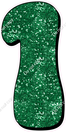 HP 47" Individuals - Green Sparkle 1