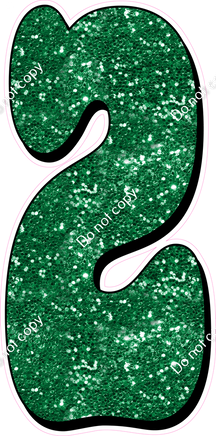 HP 47" Individuals - Green Sparkle 2