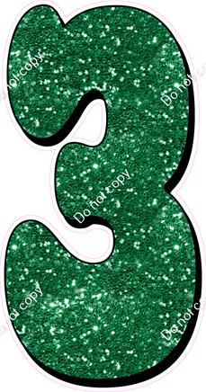 HP 47" Individuals - Green Sparkle 3