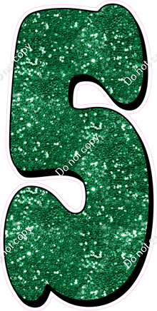 HP 47" Individuals - Green Sparkle 5