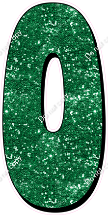 HP 47" Individuals - Green Sparkle