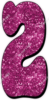 HP 47" Individuals - Hot Pink Sparkle 2