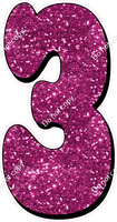 HP 47" Individuals - Hot Pink Sparkle 3