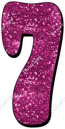 HP 47" Individuals - Hot Pink Sparkle 7
