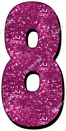 HP 47" Individuals - Hot Pink Sparkle 8