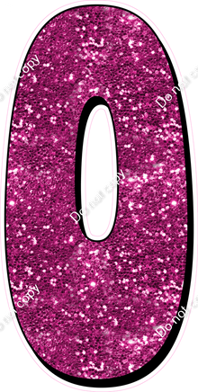 HP 47" Individuals - Hot Pink Sparkle