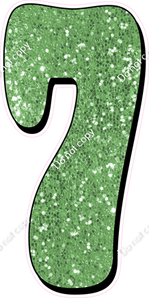 HP 47" Individuals - Lime Green Sparkle 7
