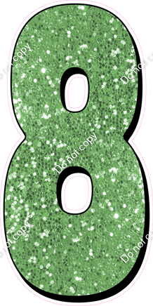 HP 47" Individuals - Lime Green Sparkle 8