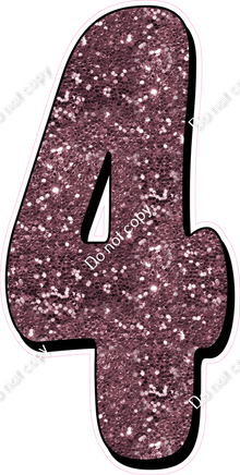 HP 47" Individuals - Mauve Sparkle 4