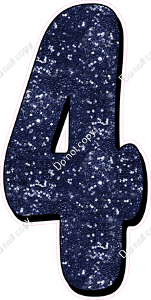 HP 47" Individuals - Navy Blue Sparkle 4