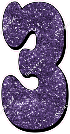 HP 47" Individuals - Purple Sparkle 3