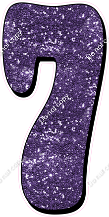 HP 47" Individuals - Purple Sparkle 7