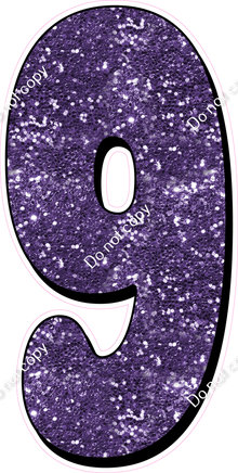 HP 47" Individuals - Purple Sparkle 9