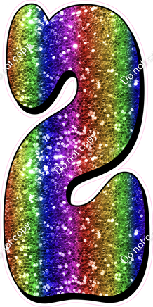 HP 47" Individuals - Rainbow Sparkle 2