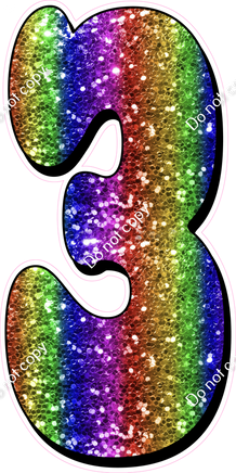 HP 47" Individuals - Rainbow Sparkle 3