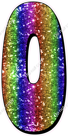 HP 47" Individuals - Rainbow Sparkle