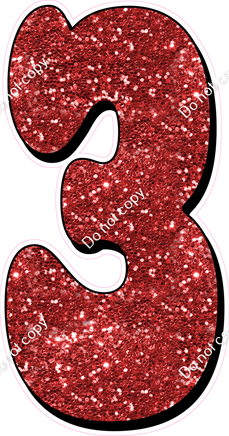 HP 47" Individuals - Red Sparkle 3