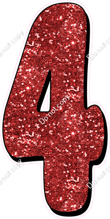 HP 47" Individuals - Red Sparkle 4