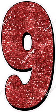 HP 47" Individuals - Red Sparkle 9