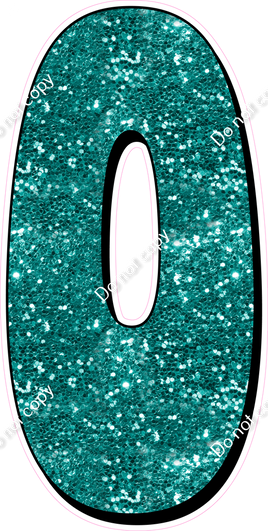 HP 47" Individuals - Teal Sparkle