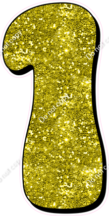 HP 47" Individuals - Yellow Sparkle 1