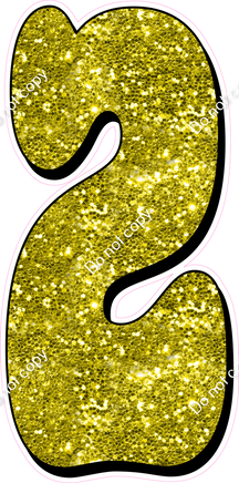 HP 47" Individuals - Yellow Sparkle 2