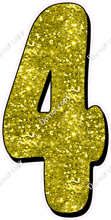 HP 47" Individuals - Yellow Sparkle 4