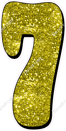 HP 47" Individuals - Yellow Sparkle 7