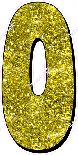 HP 47" Individuals - Yellow Sparkle