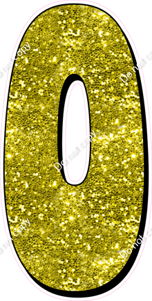HP 47" Individuals - Yellow Sparkle