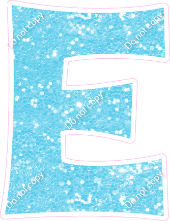 KG 12" Individuals - Baby Blue Sparkle E